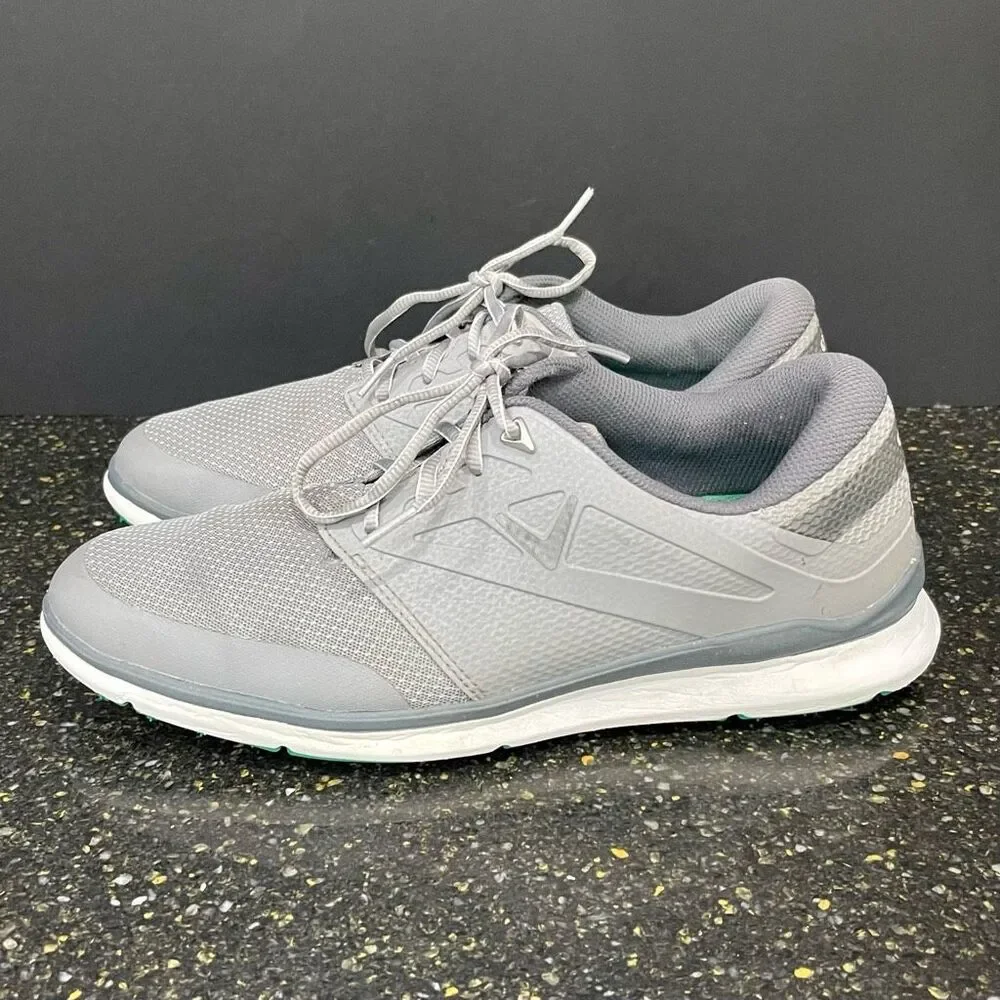 Callaway Oceanside Gray Studded Golf Shoes. Size 10D.